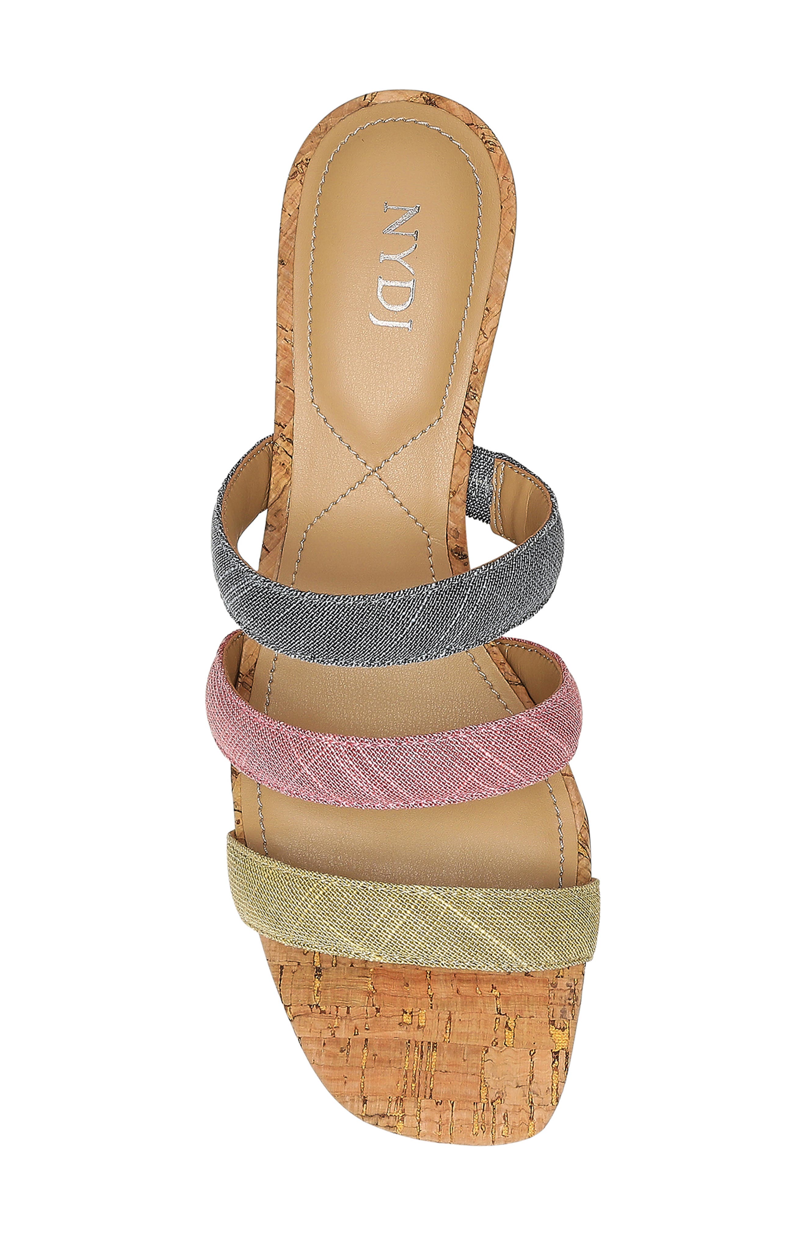 NYDJ Giacomo Triple Strap Slide Sandal, Alternate, color, 