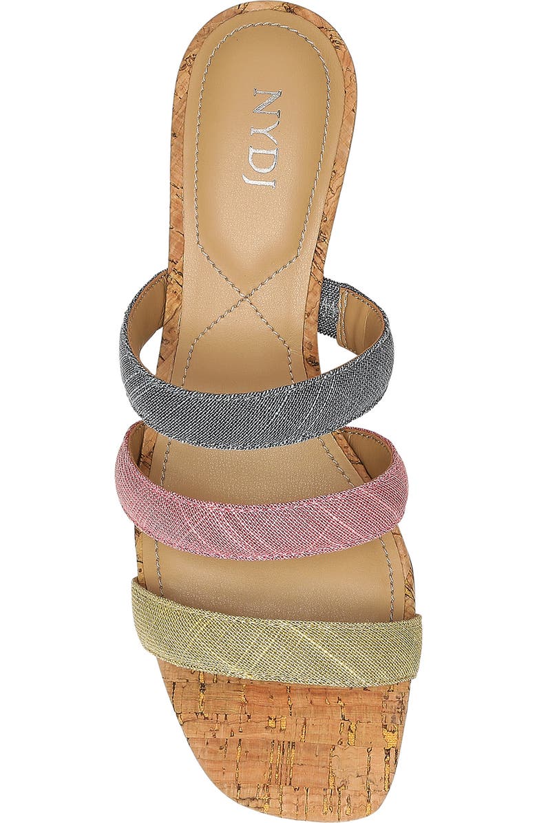 NYDJ Giacomo Triple Strap Slide Sandal, Alternate, color,