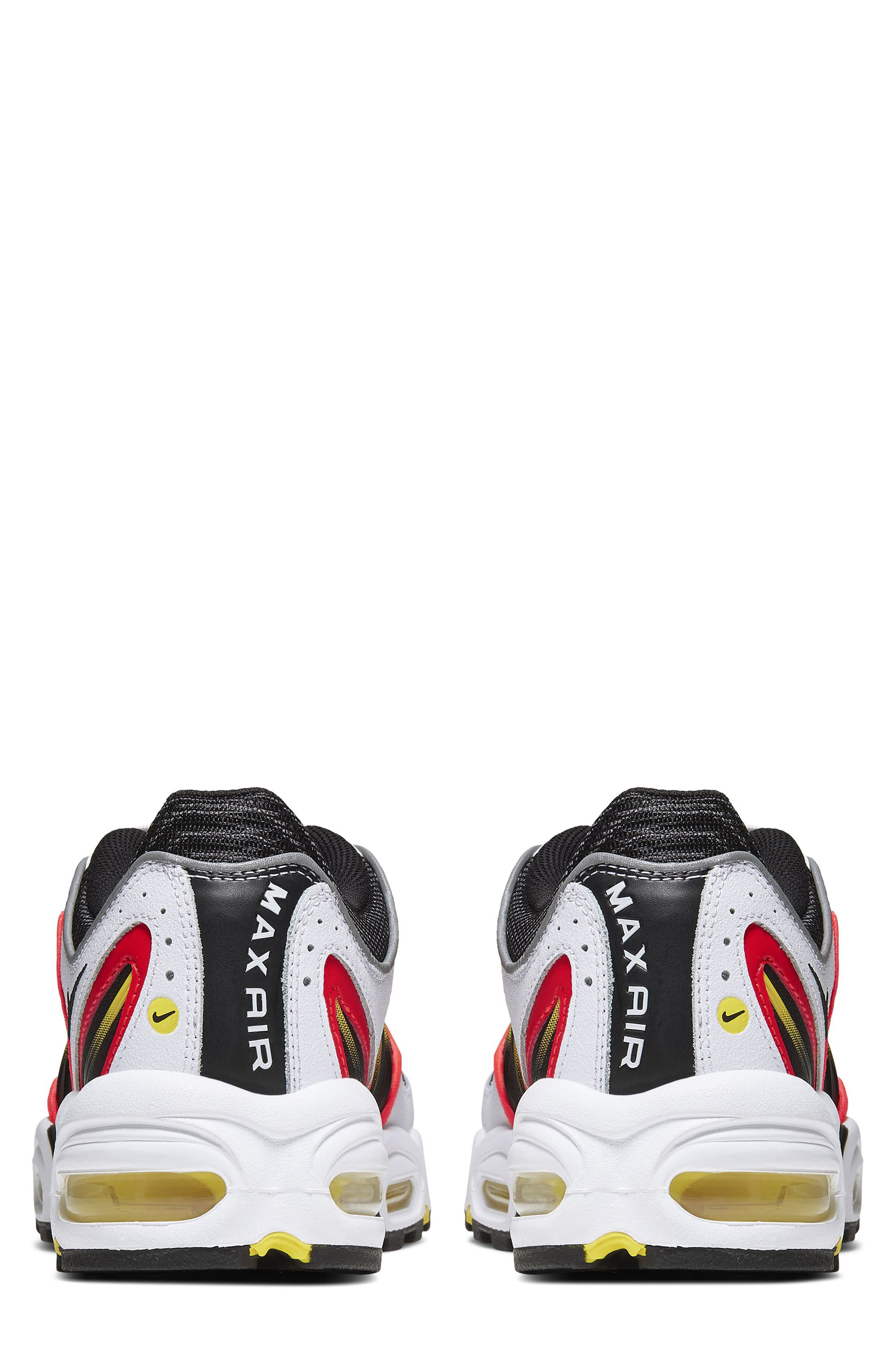 Air Max Tailwind IV Sneaker, Alternate, color, WHITE/ CRIMSON/ YELLOW/ BLACK