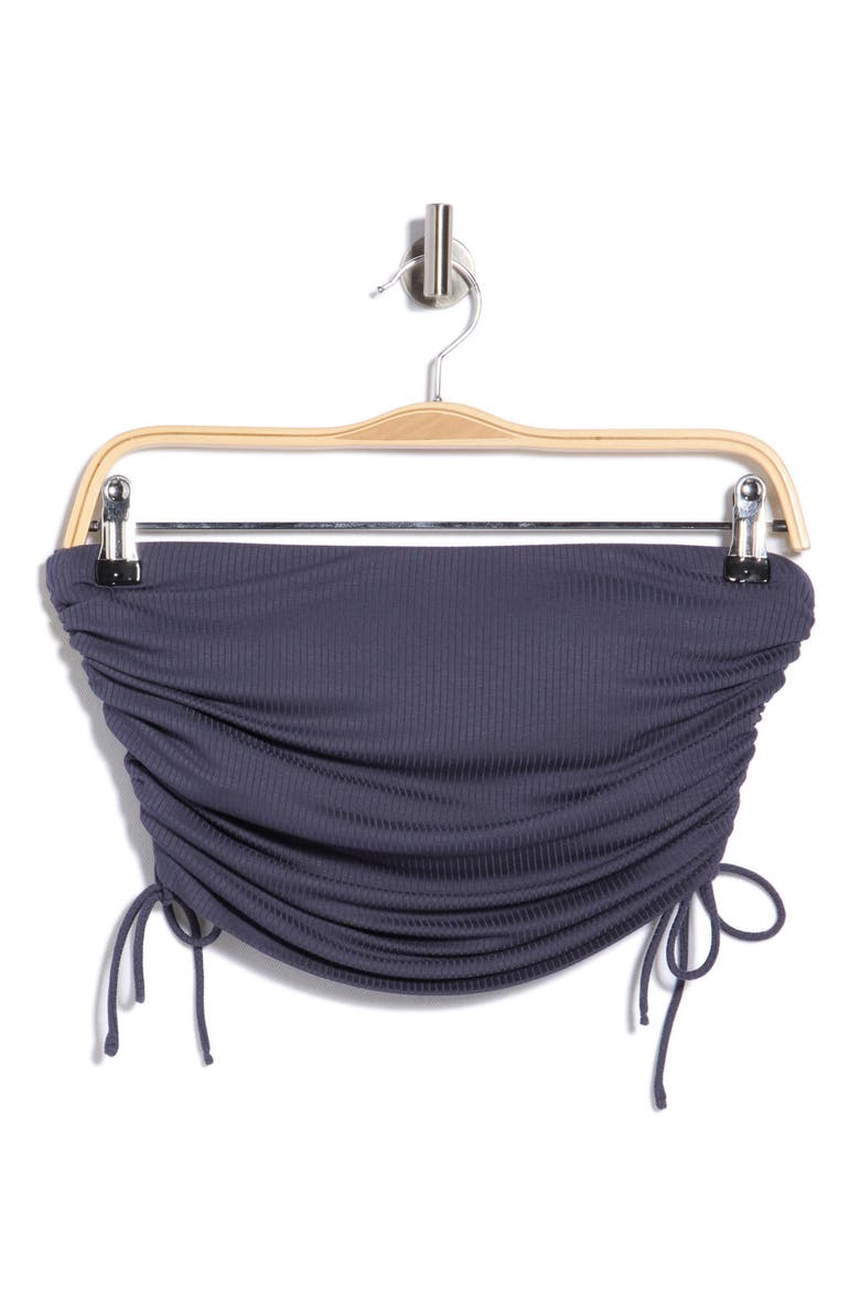 Emilia Ribbed Bandeau Top, Main, color, THUNDERCLOUD