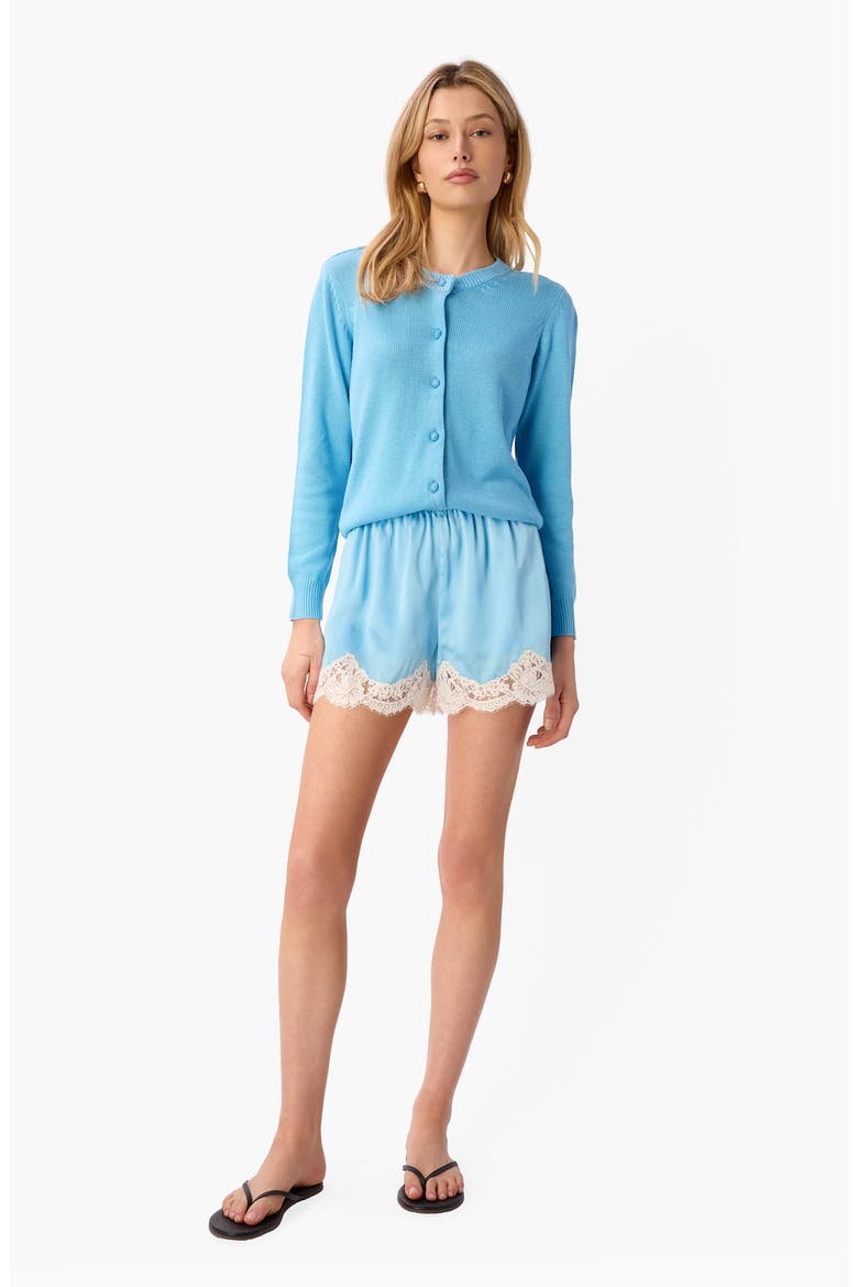 Rufina Crop Cardigan, Alternate, color, BLUE GROTTO