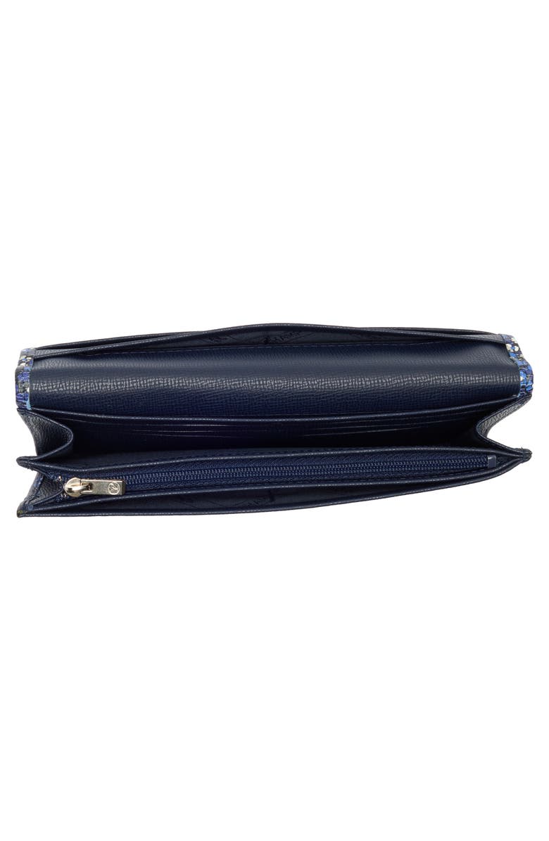 Longchamp Leather Continental Flap Wallet, Alternate, color,