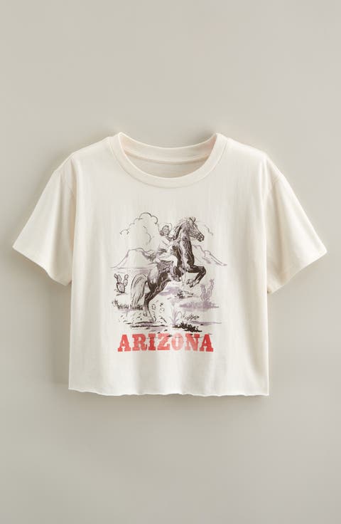 Kids' Crop Cotton Graphic T-Shirt (Big Kid)