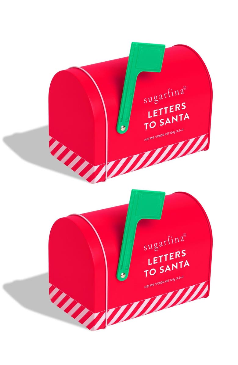 sugarfina Letters to Santa 2-Piece Mailbox Duo, Alternate, color,