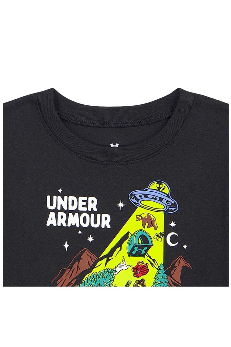Kids' Camp UFO T-Shirt & Joggers Set, Alternate, color, BLACK