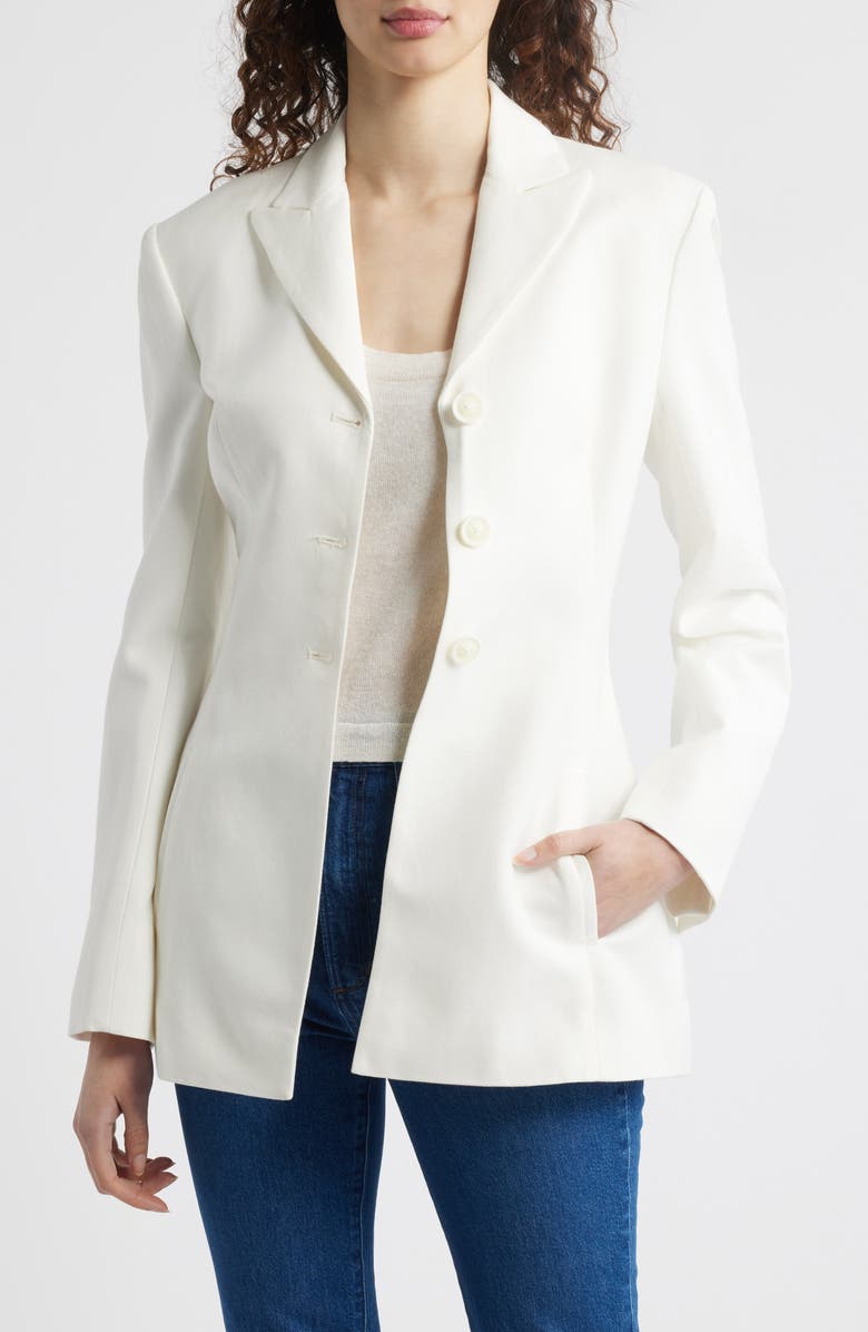 Faithfull the Brand Deni Blazer, Main, color, White