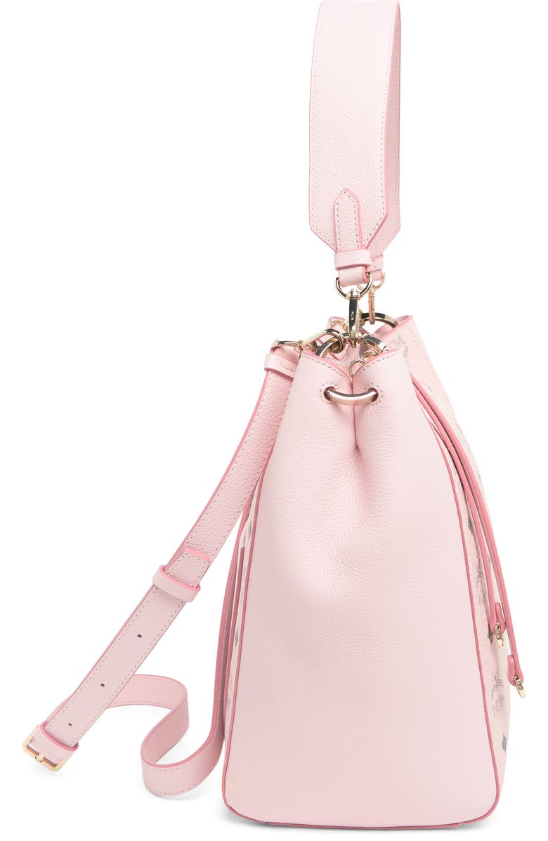 MCM Medium MCM Logo Hobo Bag, Alternate, color,