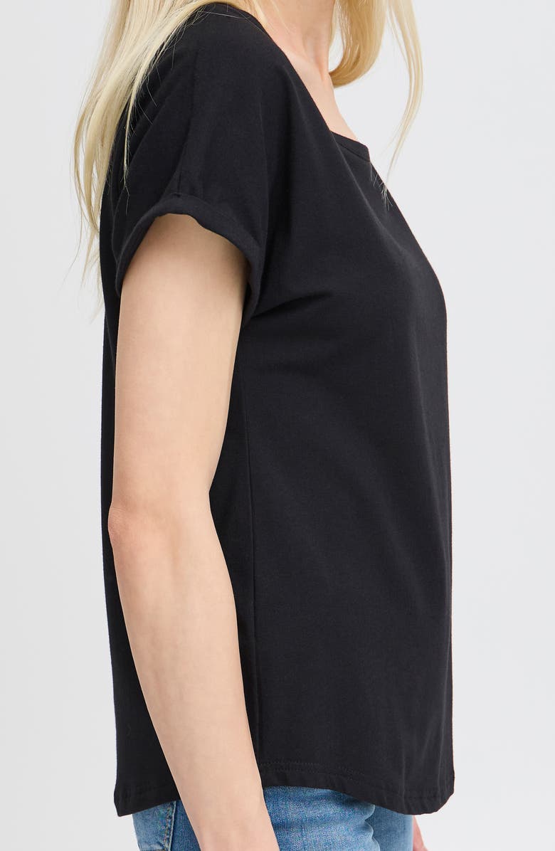 B.YOUNG Pamila Cotton T-Shirt, Alternate, color, Black