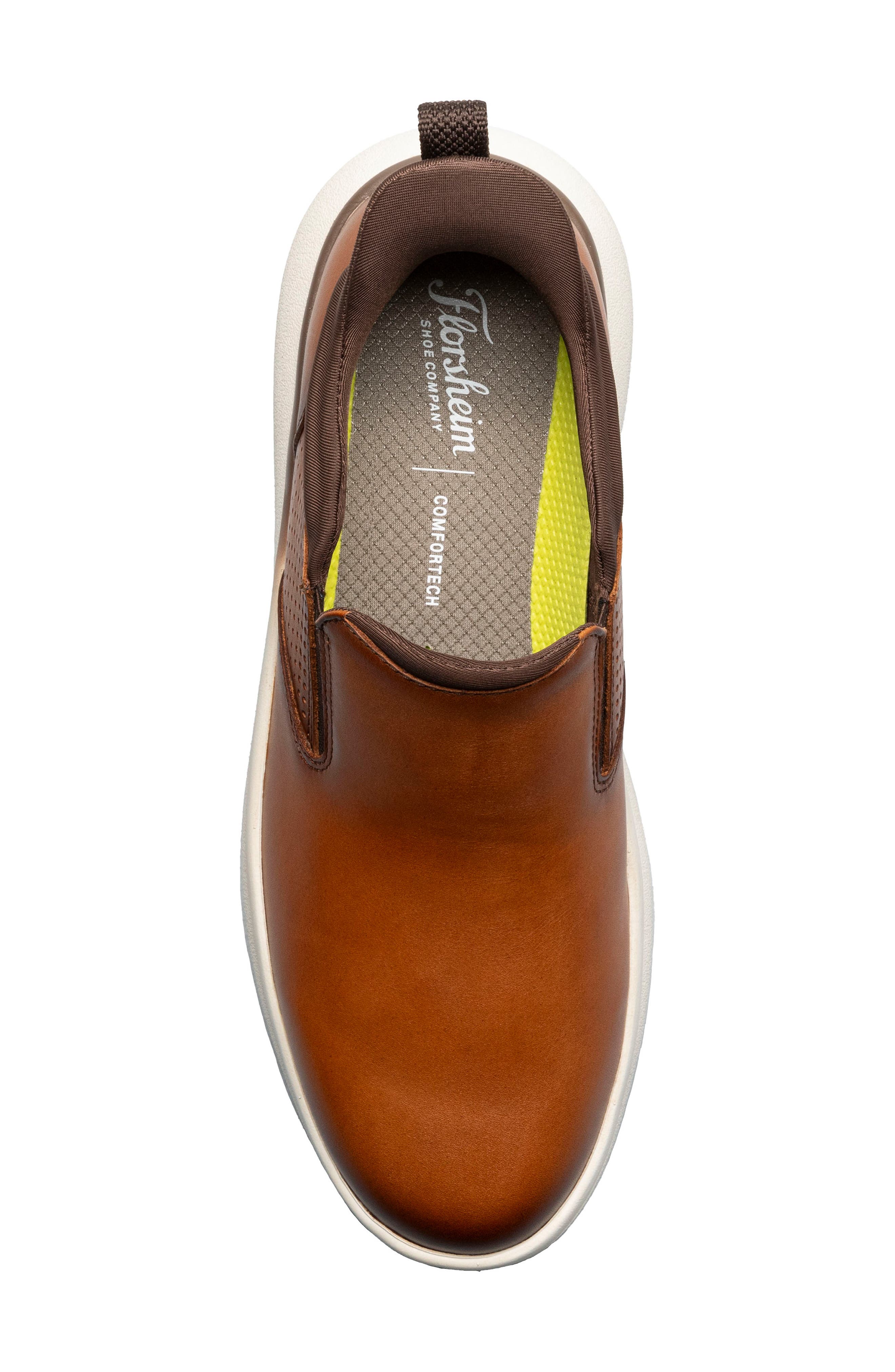 Fleet Plain Toe Sneaker, Alternate, color, COGNAC