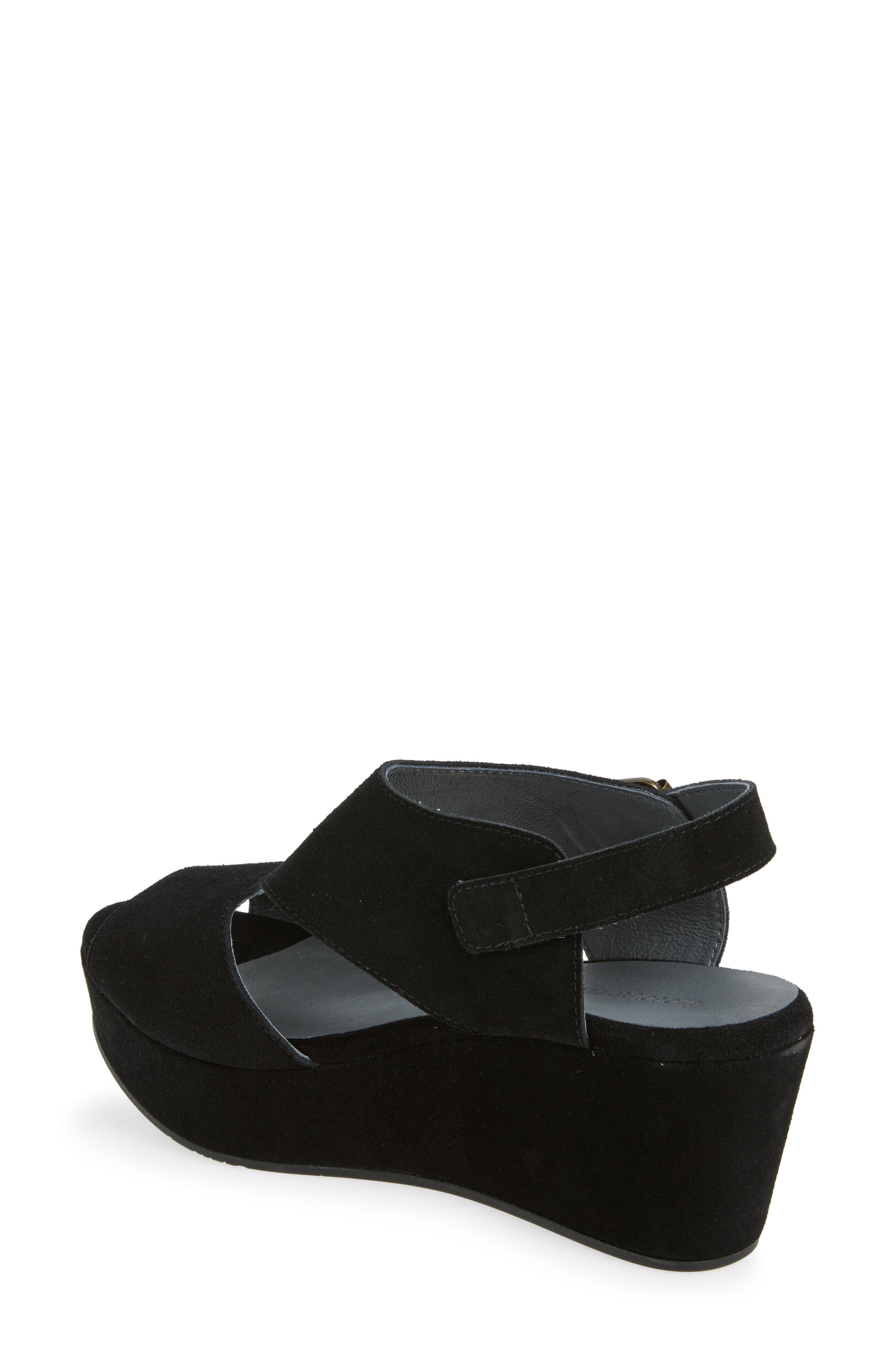 Chocolat Blu Werner Leather Wedge Sandal (Women) | Nordstrom
