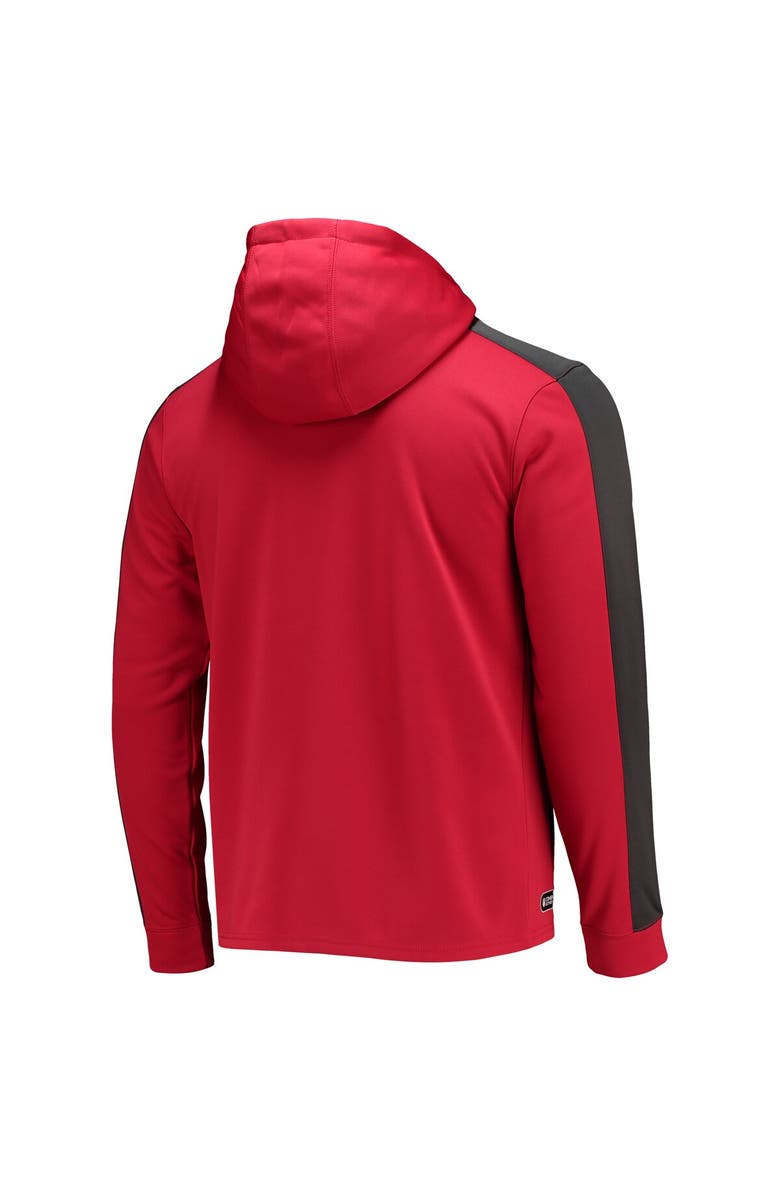 New Era Men's New Era Red Tampa Bay Buccaneers Combine Authentic Rise Pullover Hoodie, Alternate, color, Red