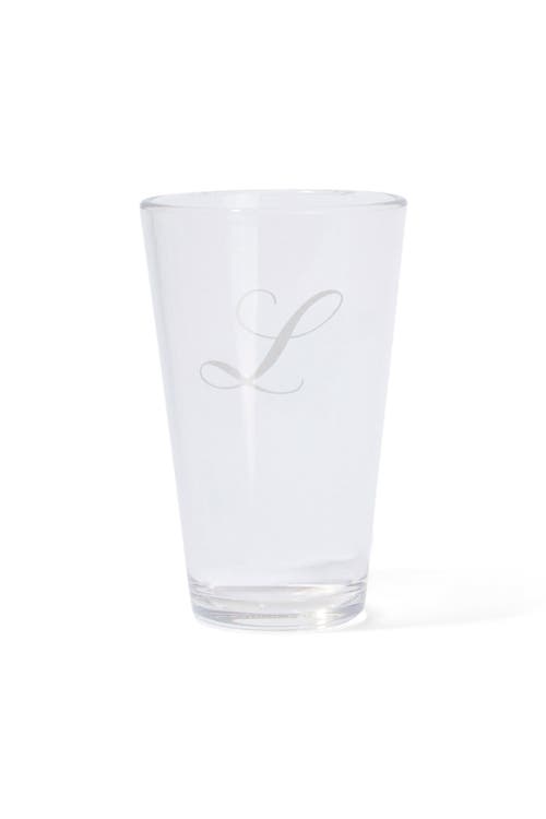 Silipint Silicone Crystal Clear Pint Glass In Animal Print