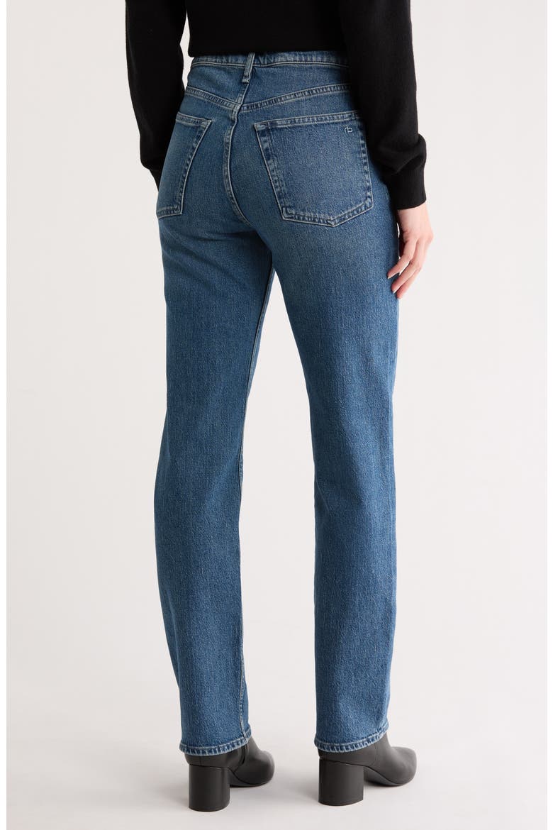Hattie Mid Rise Straight Leg Jeans, Alternate, color, MACON
