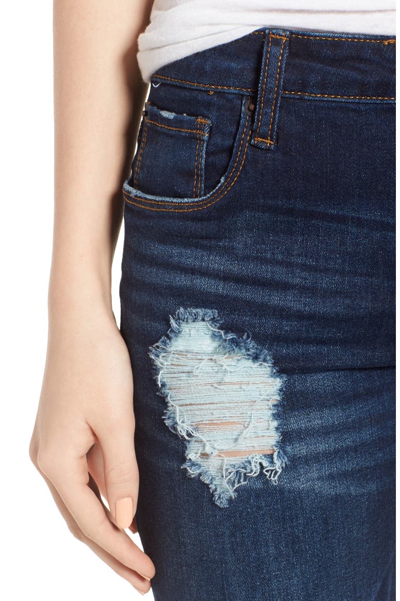 Emma Frayed Hem Ankle Skinny Jeans, Alternate, color, NORTH LA CANADA