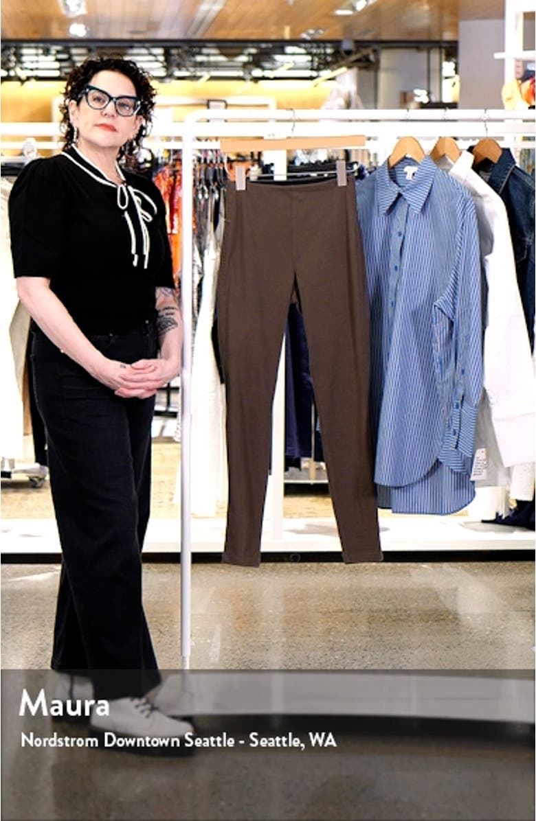 'Lyssentials Toothpick Denim Leggings, sales video thumbnail