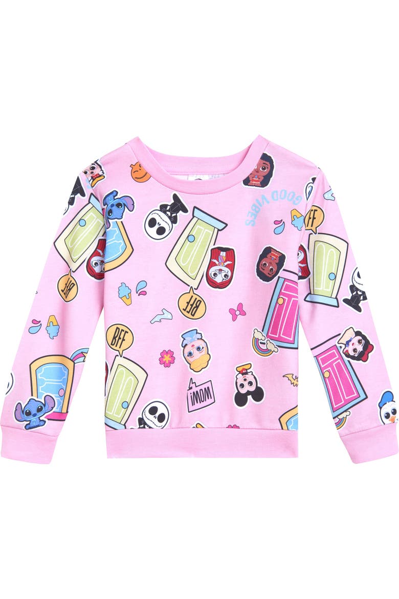 Pullover Sweatshirt, Main, color, Pink Doorables
