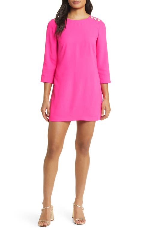 Lilly Pulitzer® Annwyn Button Romper in Pink Palms  product