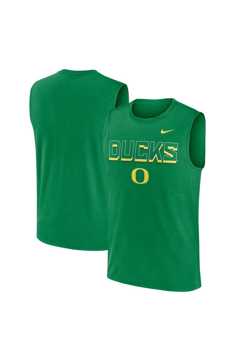 Nike Men's Nike Green Oregon Ducks Primetime Tricode Legend Performance Tank Top, Alternate, color, Green