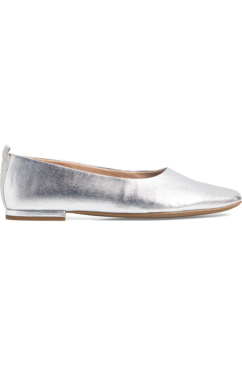 Franco Sarto Vana Flat, Alternate, color, Silver