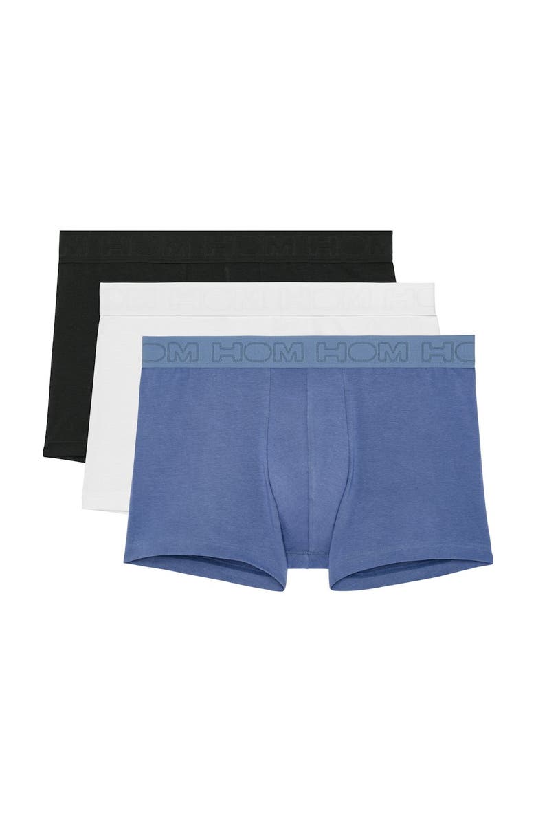 HOM Armand #2 Boxer Briefs 3-Pack, Main, color, Black/Blue/White
