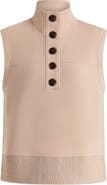 Varley Conall Half Button Sleeveless Top