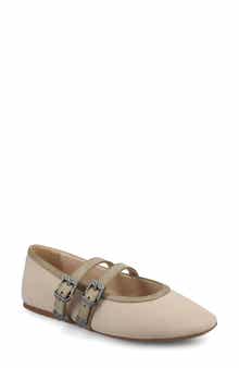 Florene Double Buckle Mary Jane Flat