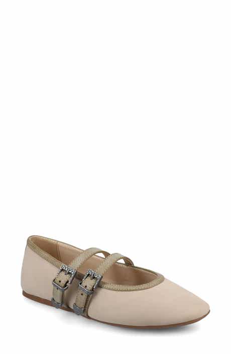 Florene Double Buckle Mary Jane Flat