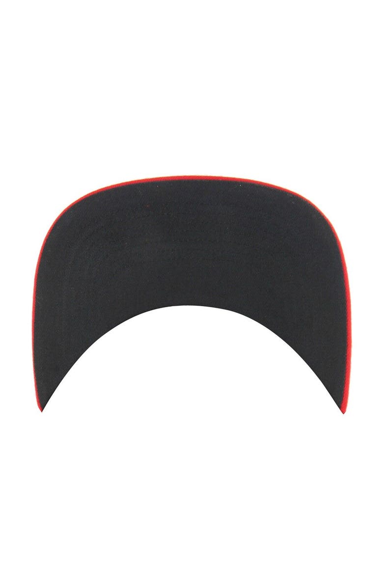 '47 Men's '47  Red Houston Rockets Sure Shot Captain Snapback Hat, Alternate, color, 