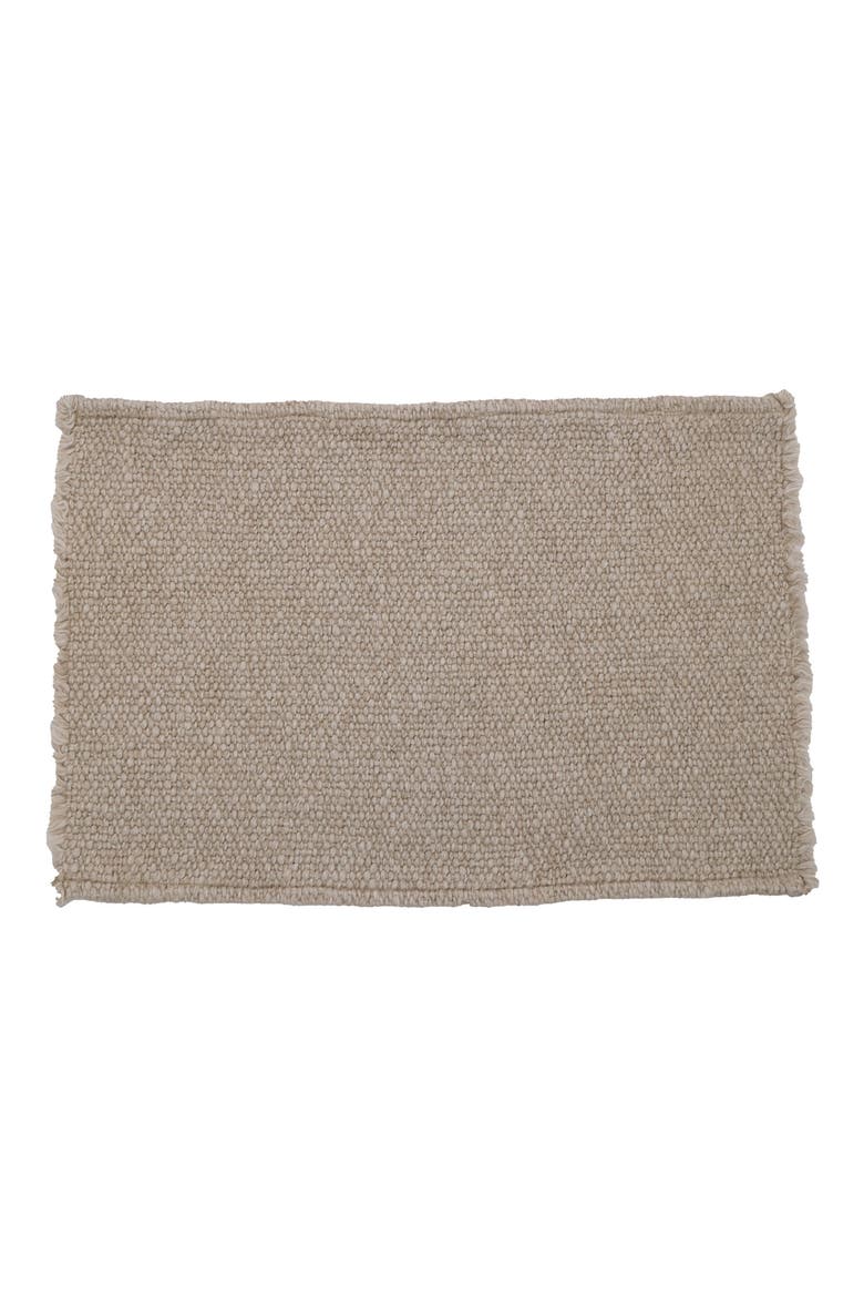 Porter Set of 4 Linen Blend Placemats, Main, color, NATURAL