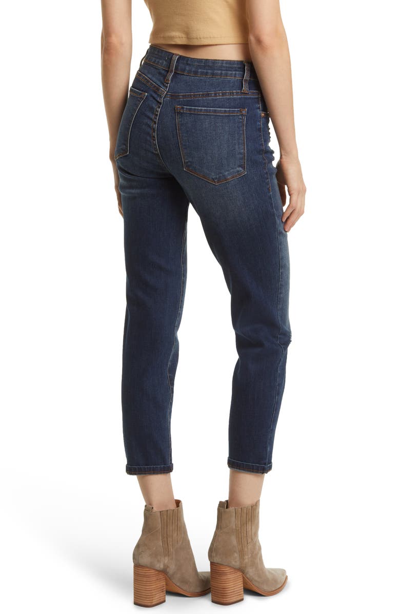 STS Blue Caroline High Waist Crop Straight Leg Jeans, Alternate, color, 