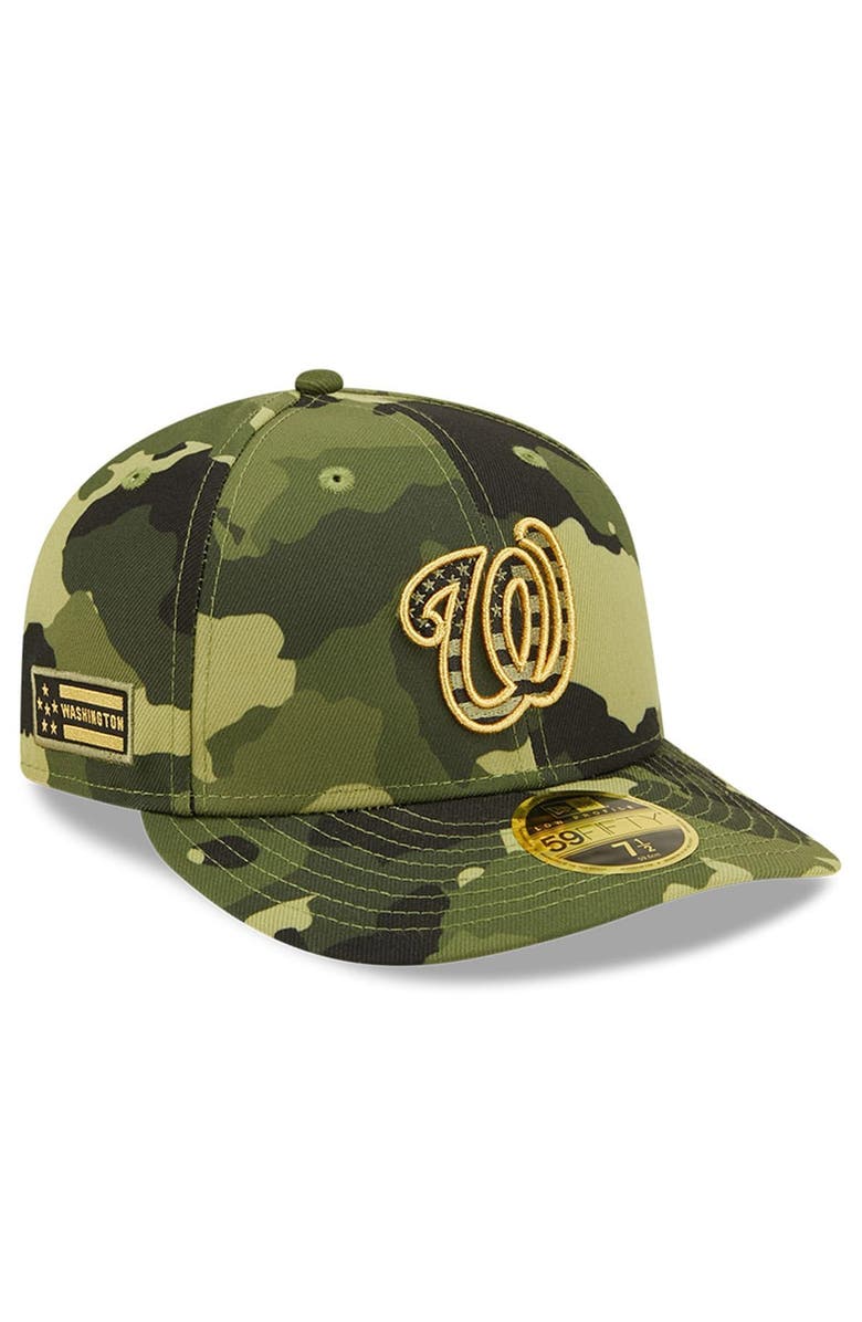 New Era Men's New Era Camo Washington Nationals 2022 Armed Forces Day On-Field Low Profile 59FIFTY, Main, color, Camo