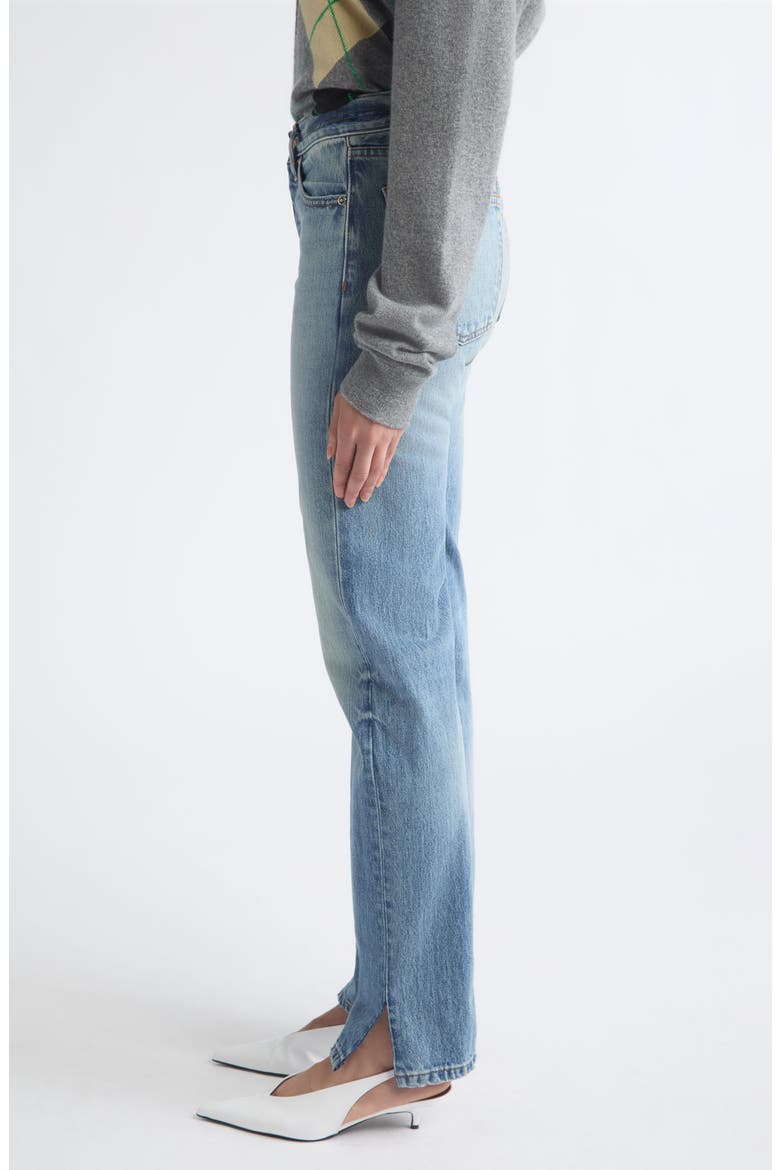 Agnes High Waist Straight Leg Jeans, Alternate, color, HARRIS WASH