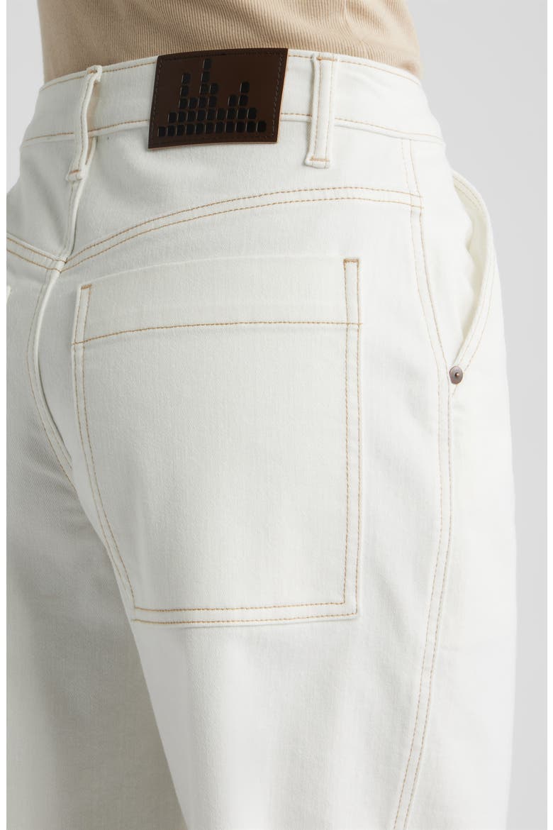 Relaxed Crop Carpenter Jeans, Alternate, color, IVORY