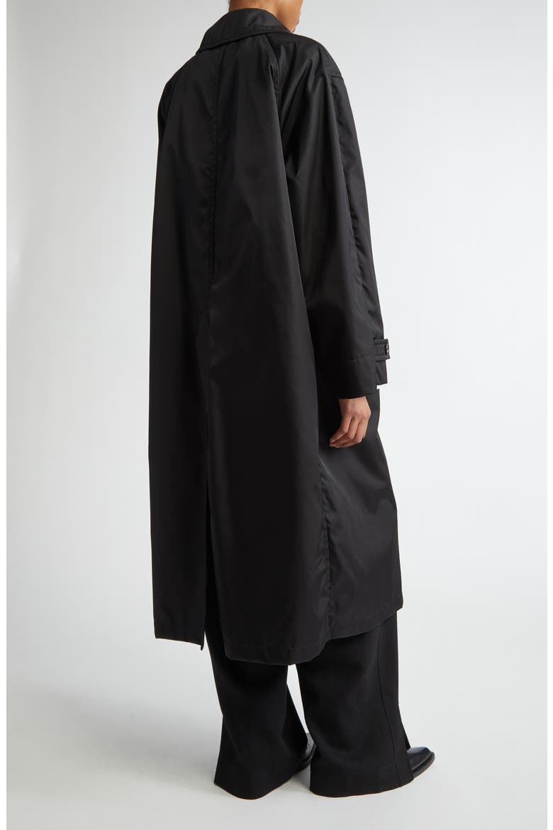 Oversize Longline Coat, Alternate, color, BLACK