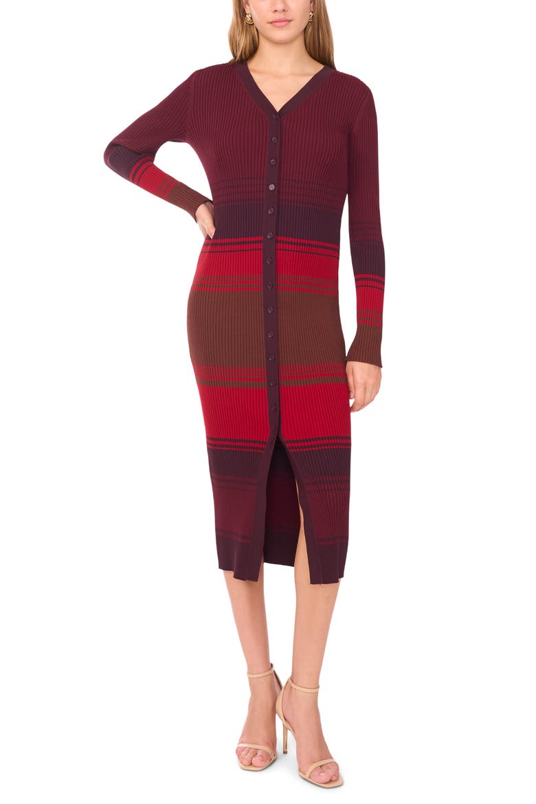 Open Stitch Pullover Sweater, Main, color, WINE TASTING