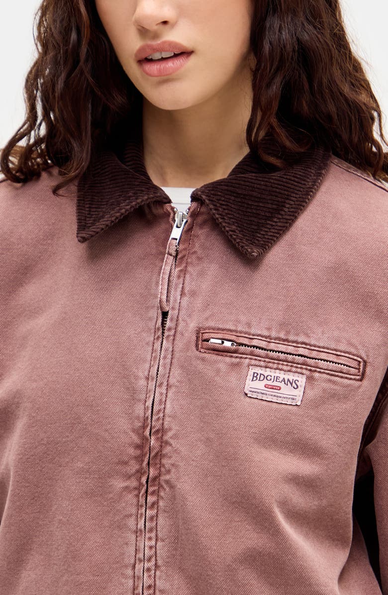 BDG Urban Outfitters Luca Canvas Chore Jacket, Alternate, color, Dusty Pink