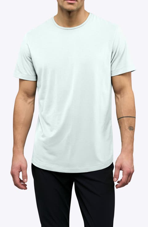 AO Curve Hem Cotton Blend T-Shirt