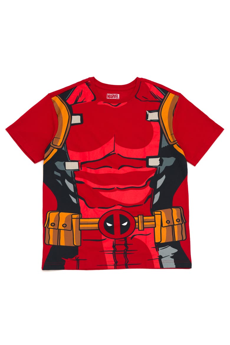 Cosplay Short Sleeve T-Shirt, Alternate, color, Crimson Deadpool