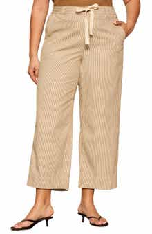 Lily Stripe Crop Pants