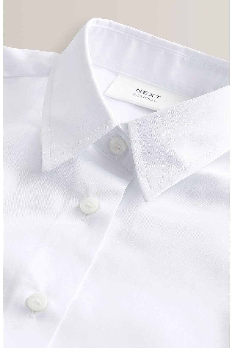 Kids' 5-Pack Slim Fit Button-Up Shirts, Alternate, color, WHITE