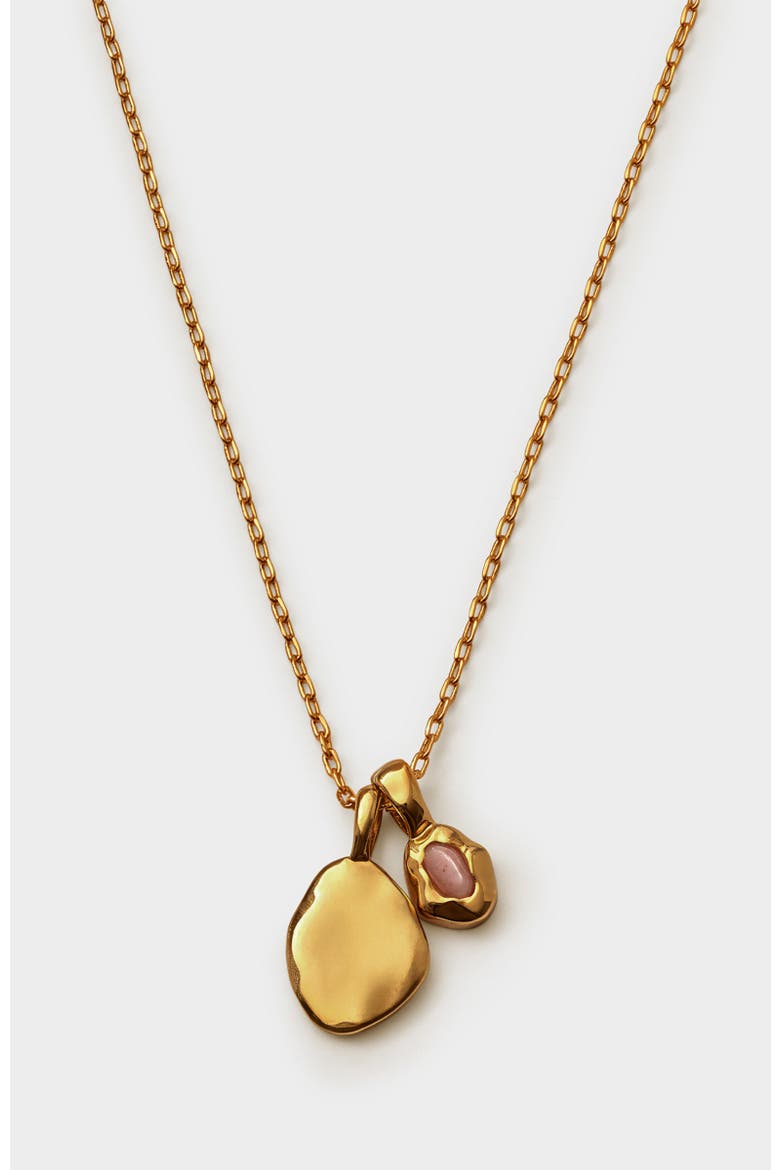 Birthstone Necklace, Alternate, color, July (Sunstone)