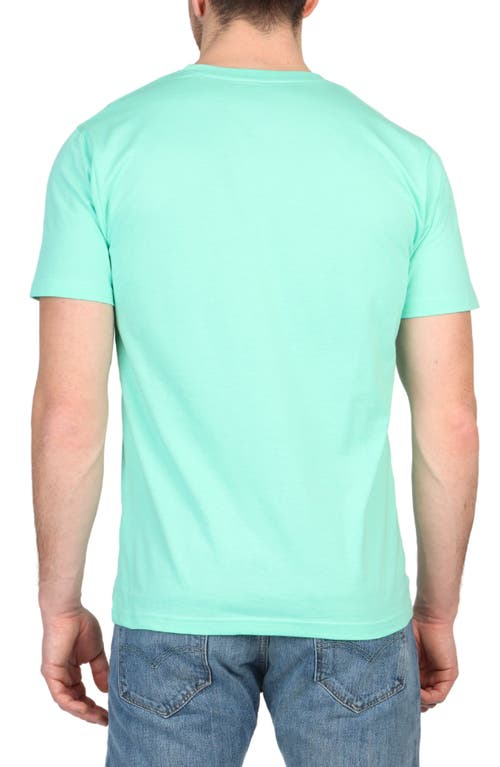 Tailorbyrd Mélange Crewneck T-shirt In Seafoam