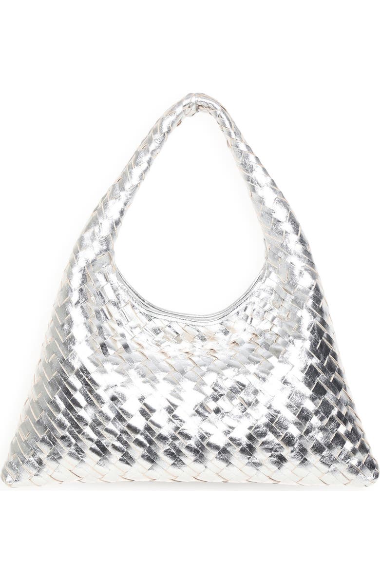 Walter Baker Haven Mini Shoulder Bag, Main, color, Silver