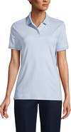 Lands' End School Uniform  Short Sleeve Interlock Polo Shirt