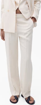 MANGO Tempo Straight Leg Pants