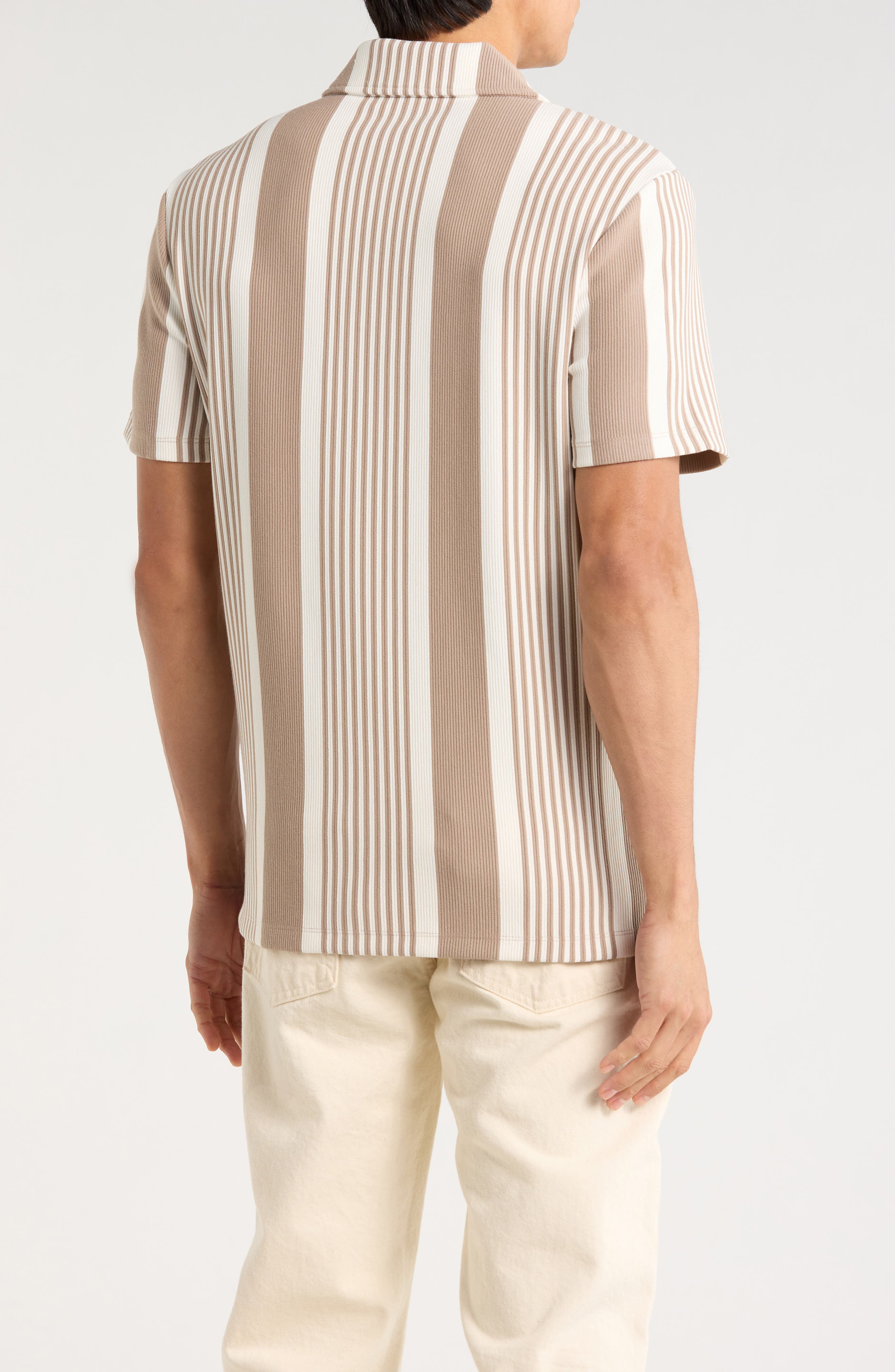 Stripe Camp Shirt - image 2