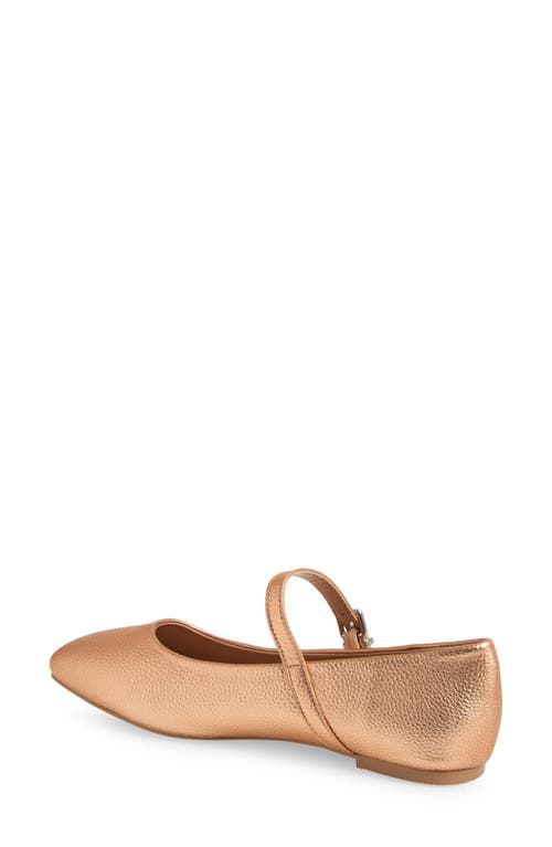 New York And Company Page Mary Jane Ballet Flat In Copper Tumble