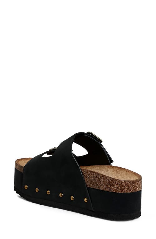 London Rag Impala Stud Platform Sandal In Black