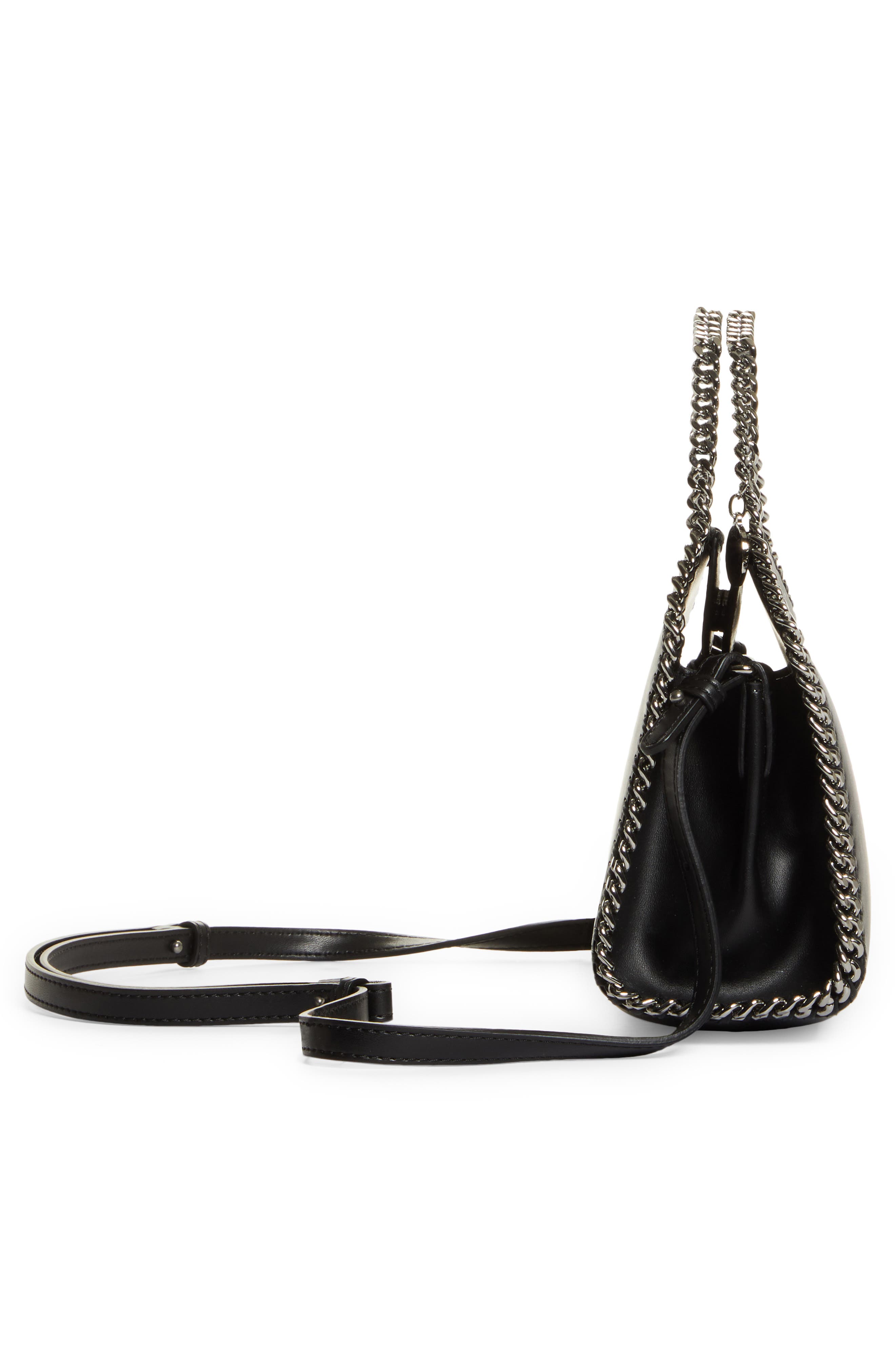 Stella McCartney Small Falabella Tiger Print Faux Leather Tote, Alternate, color, 