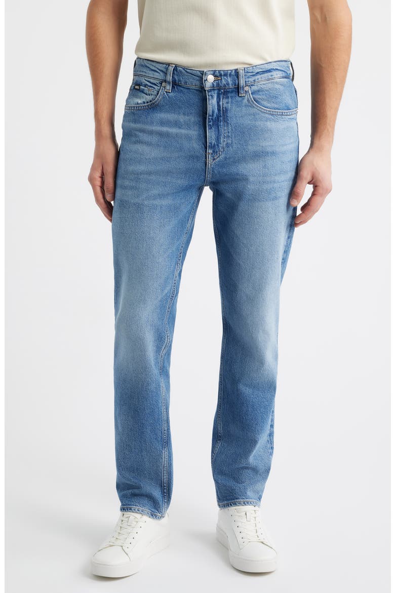 Ogden Stretch Cotton & Lyocell Jeans, Main, color, BRIGHT BLUE